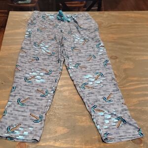 Gray Patterned Men's Pants